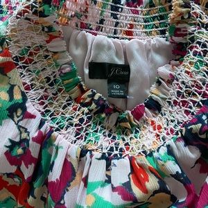 J. Crew Smocked Blouse